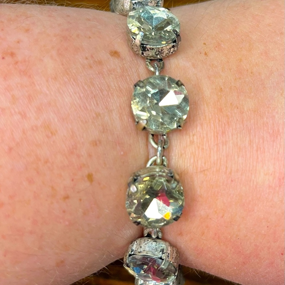 Clear stone bracelet